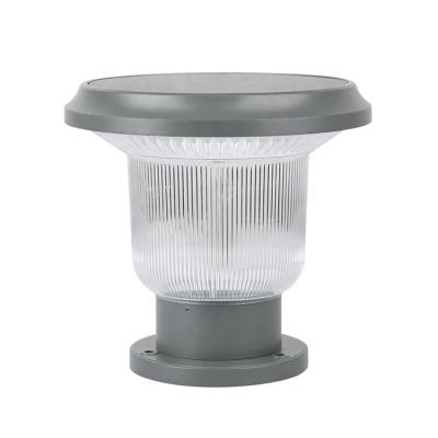 China European Outdoor Lithium Battery Solar Pillar Light Vintage Solar Garden Light For Garden for sale