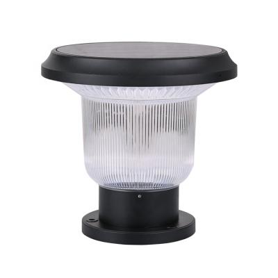 China European Vintage LED Solar Power Gate Light Outdoor Solar Pillar Light With Fashion Design for sale