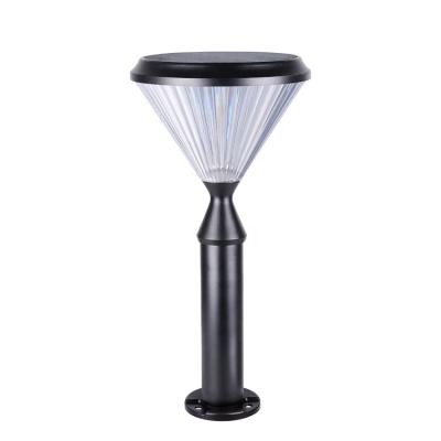 China Outdoor Lighting Garden Pathway Light New LED Solar Powered Aluminum Garden Lawn Lamp for sale