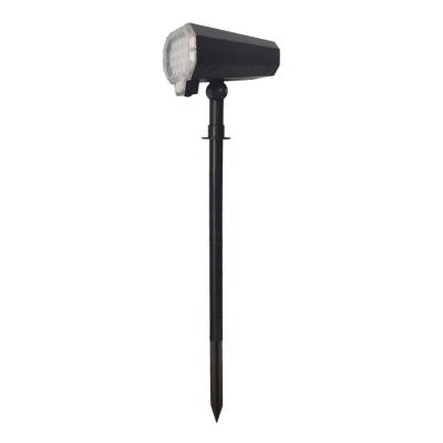 China Outdoor LANDSCAPE Garden Path Lighting Solar Powered Spike Light Waterproof LED Garden Spot Lamp for sale