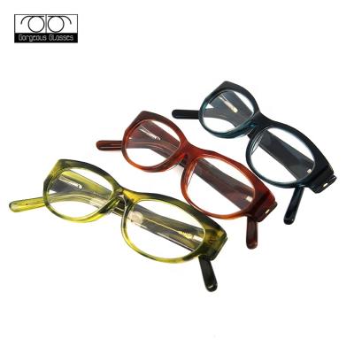 China Reading Glasses 2019 Newest Acetate Glasses Frame Optical Glass Frame Wholesale Reading Glasses for sale