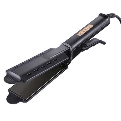 China Hot Selling Hotel Salon Professional Hair Straightener Vapor Hair Straightener Home Steam Iron Ceramic Brush for sale