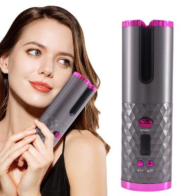 China For Home Use Radio Mini Cordless Curling Iron Electric Automatic Hair Curler Auto Styling Bald Tool For Travel Household for sale