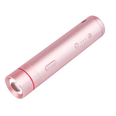 China Smart Emergency Self Defense Real Time Tracking Flashlight With Emergency Alarm for sale