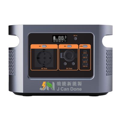 China High power ac china wireless charging power station 600wh portable generator with led light for sale