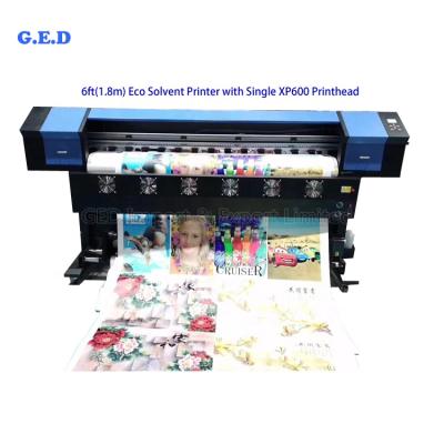 China Guangzhou GED 1.8m (6ft) Indoor Outdoor XP600 Advertising Printer for sale