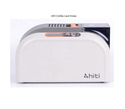 China HITI CS200e Color PVC Smart ID Card Single Double Side Plastic Printer for Student Member Worker Business Card for sale