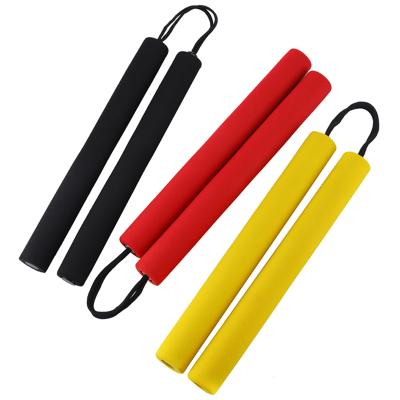 China New Professional Martial Arts Sponge Nunchaku Children Beginners Practice Nunchaku Adjustable Two-piece Stick for sale