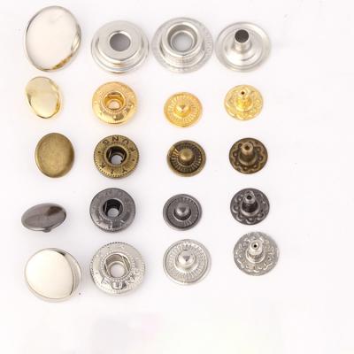 中国 Custom Fashion Designer Eco-friendly Sustainable Dry Cleaning All Style Mini Round Metal Snap Button For Clothes Coat Jeans Decoration 販売のため