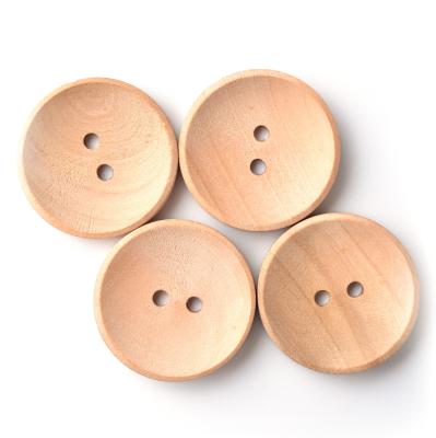 中国 China Dry Cleaning Manufacturer Wholesale Garment Shirt Wooden Button Round With Custom Logo 販売のため