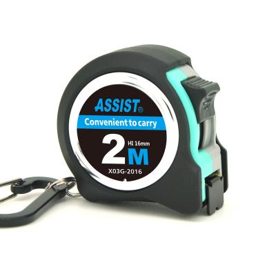 China ABS & Plastic Promotional Steel Tape Measure Mini Rubber Jacket Tape Measure for sale