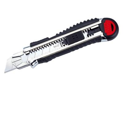 China Open Slide Knife 25mm Width Heavy Duty Zinc Alloy Utility Blade Inside Blade SK4 for sale