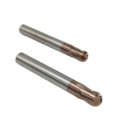 China CNC K-Tiger 2Flutes Carbide Ball Nose CNC Process Tool with Good Price and High Hardness for sale