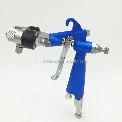 China Paint Spray Gun HVLP Airbrush Paint Guns 1201 Spray On Chrome Nano Pneumatic Paint Gun Double Nozzle Automatic Sprayer for sale