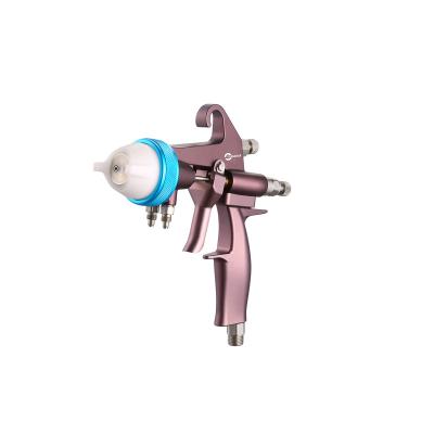 China Paint SAT1202 Spray Gun Dual Nozzle Air Compressor Paint Spray Gun Mirror Chrome Spray Paint Gun for sale