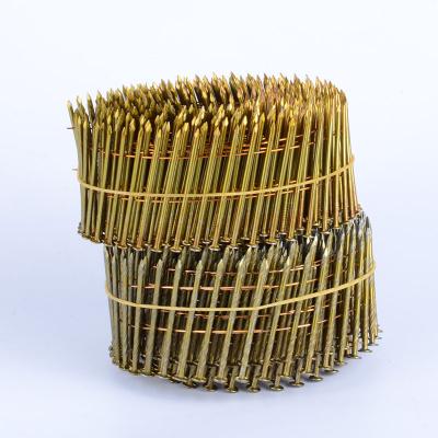 China The Coil Steel Plastic Nails Air Gun Coil Nails for sale