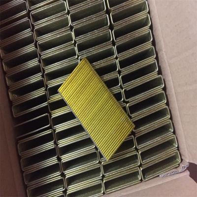 China China Manufacturer 98 Bright Surface Staples Flooring Stapler Pin Nails For Air Gun for sale