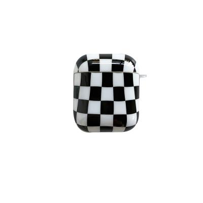 China For Earphone Customize Grid Pattern Milk Cow Flag Design Niking Dairy Case For Airpods 1 2 3 4 Pro Max 2022 for sale