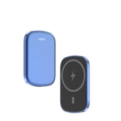 China Portable Magnetic High Speed ​​Wireless Fast Charging Support Charger Battery Bank Fast Charging Slim Size Drop Shipping for sale