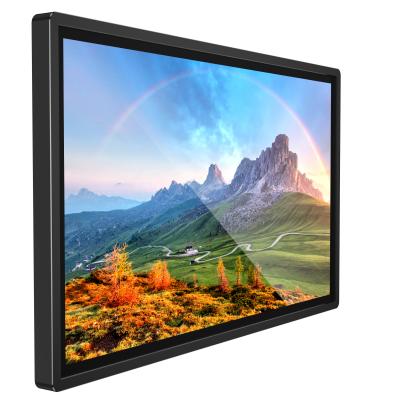 China Business Lobby Touch Capacitive LCD Screen 50 Inch Advertising Player Wall Mounted HD Media Player For Advertising for sale