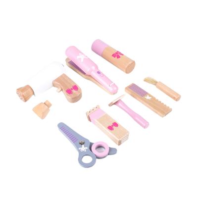 China New Style Makeup Toy Set Play House Toys Environmentally Friendly Non-toxic Haircut Pretend Play Toy For Girls for sale