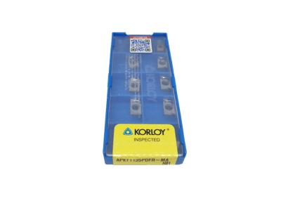 China Partes movibles del carburo de KORLOY para el color plata de aluminio APKT1135PDFR-MA H01 en venta