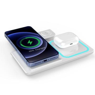 China Wireless Charger For 2021 Hot Selling Amazon Phone Dropshipping 15W Universal Fast Sensor Portable Smart Cells Wireless Charger Phone Holder for sale