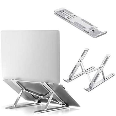 China 10-15.6 inch Portable Folding Adjustable Aluminum Laptop Stand, Vertical Laptop Stand, Computer Stand Laptop Stand Holder for sale