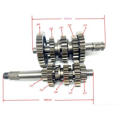 China High Quality Machinery Repair Shop Parts And Accessories Light Motorcycle Motorbike Primary And Secondary Shaft for sale