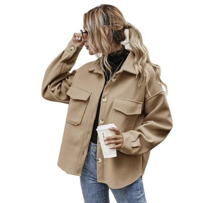 China Women's Clothing Matching Coat Sustainable High Quality Fashionable Winter Jacket Woolen Women's Coat for sale