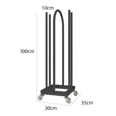 China Floor To Ceiling Movable Multi-Layer Clothes Hanger Racks And Racks Clothing Store Sustainable Storage Rack for sale