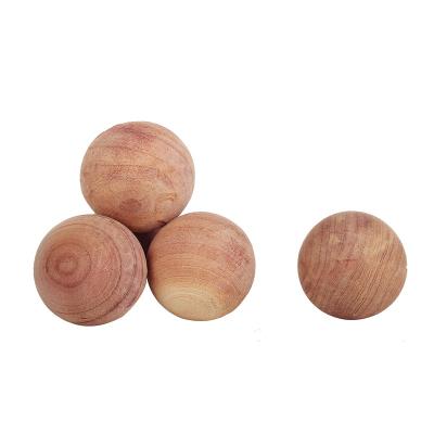 China Sustainable North American Cedar Wood Ball Natural Insect Repellent Wardrobe Clothes In More Smell With Good Quality for sale