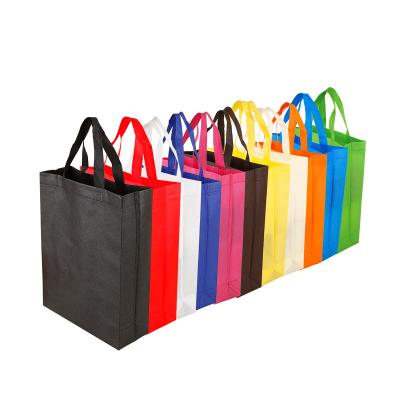 China Customized Handled Note Portable Nonwoven Clothing Gift Shopping Bag Tote Shopper Bags for sale