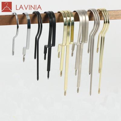 China Durable wooden hangers hang metal round gold flat hooks for hanger for sale