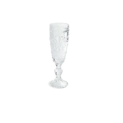 China Embossed type hot sale vintage champagne goblet fashion red wine fashion red wine glass round cup mouth goblet european glass goblet glasses old for sale