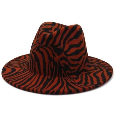 China : Fashion autumn and winter new top hat Fedora hats jazz hat men's and women's soft woolen flat felted hat with wide brim for sale