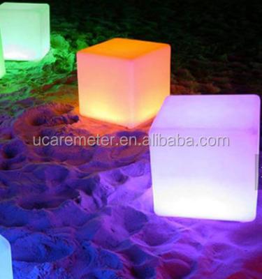 China 16 RGB Best Hotel Romance Award Led Light Promotional Mini Magic Cube Battery Operated Cube Light for sale