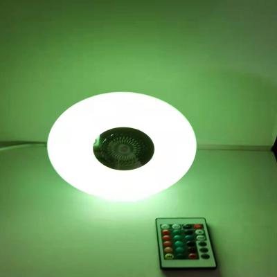 China Living room musical smart light 2 in 1 RGB bulb smart lamp remote control bluetooth speaker led light smart lamp for sale