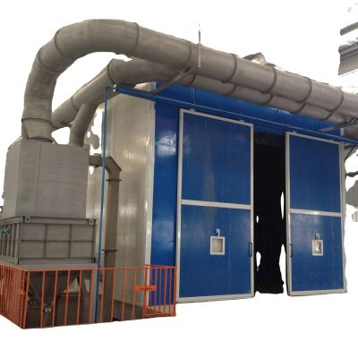 China Factory Machinery Recycling Sand Blasting Booth Sand Blasting Part for Derusting Chamber Blasting Cabinet for sale