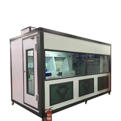 China Container Style Mobile Paint Room Container Spray Booth Paint Mixing Booth for sale