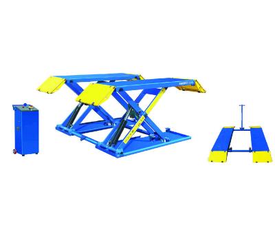 China Scissor Car Lift CE Certificate GL3.0 Movable 3 Ton Lift Portable Lower Level Two Types Fixed And 3000KG Movable for sale