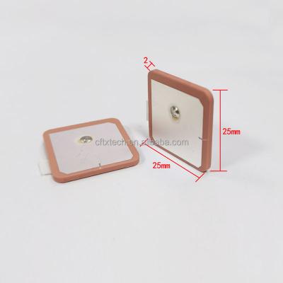 China 1575.42MHz Built-in GPS Antenna 25x25x4mm GPS Navigation GPS Patch Ceramic Antenna For Control Panel PCB Board CF-RFID/25*25 for sale