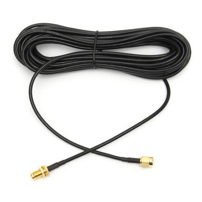 China 50ohm RG174 3M 5M SMA Female To SMA Male RF Cable Antenna Extension Cable CF-SMA/SMA174-301 for sale