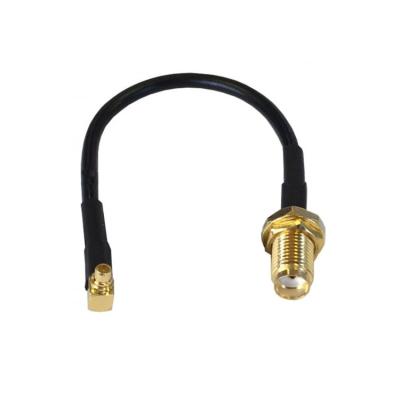 China RF device rf rg174 cable with MMCX connector to SMA cable for sale