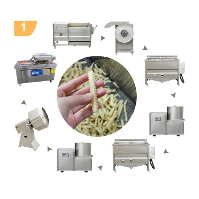 China Food Grade 304 Stainless Steel French Fry Machine for Custom Made Fries 100kg Per Hour for sale