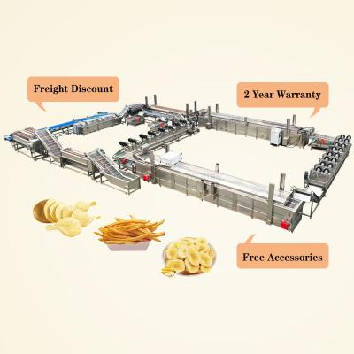 China Machinery for Potato French Fries Production Line German Potato Chips Making Equipment for sale