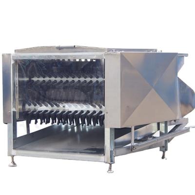 China Depilation Rate 99% 7 Axis 500 Pcs Per Hour Bird Poultry Plucker Machine Chicken Defeather Machine for sale