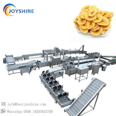 China 100kg 200kg 300kg Banana Chips Making Machines 20kg/H 50kg/H 100kg/H for sale