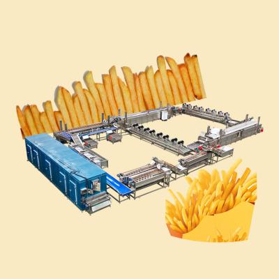 China 380V Electric Potato Chips Machine 500kg/h for Frozen French Fries Chopper Maker for sale