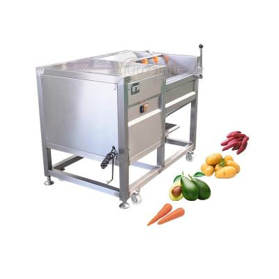 China 220V 380V Vegetable Potato Washing Peeling Machine 1600 X 950 X 1000mm for sale